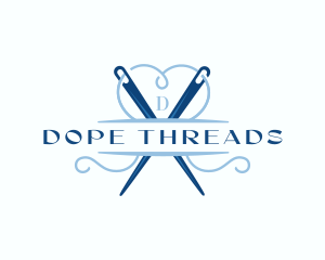 Needle Thread Dressmaking logo design