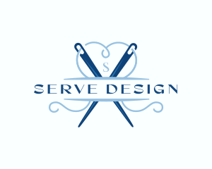 Needle Thread Dressmaking logo design