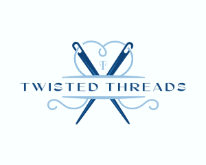 Needle Thread Dressmaking logo design