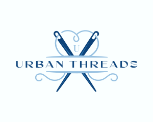 Needle Thread Dressmaking logo design