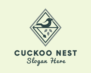 Natural Bird Forest logo design