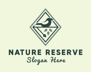 Natural Bird Forest logo design