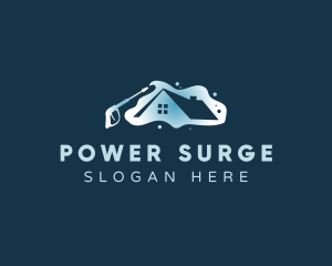 Clean House Power Washer logo design