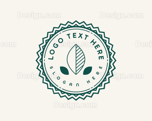 Salad Leaf Herb Logo