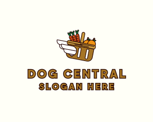 Food Grocery Delivery Basket logo design