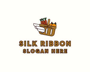 Food Grocery Delivery Basket logo design