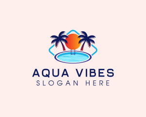 Swimming Pool Resort logo