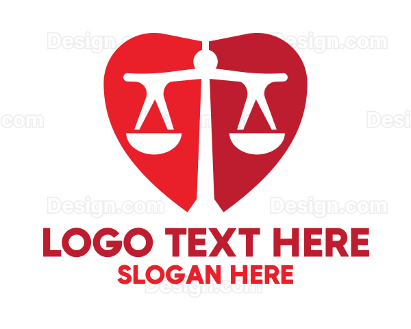 Heart Scale Law Logo