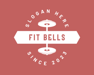 Gym Fitness Weights logo design