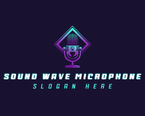 Microphone Sound Audio logo design