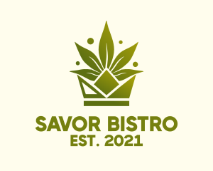 Gradient Cannabis Crown  logo