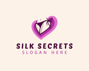 Sexy Bikini Heart logo design