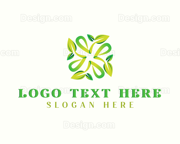 Plant Farming Eco Leaf Logo