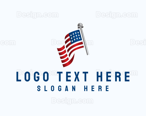 American US Flag Logo