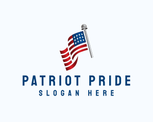 American US Flag logo design