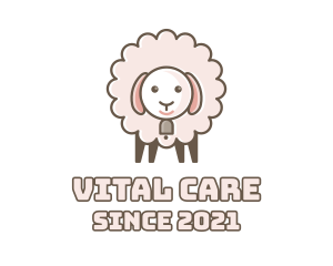 Fluffy Pink Sheep  logo
