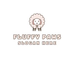 Fluffy Pink Sheep  logo