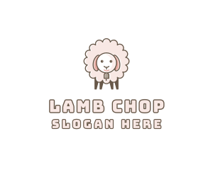 Fluffy Pink Sheep  logo