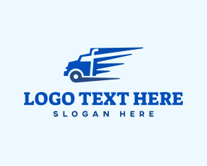 Diesel - Delivery Truck Cargo logo design