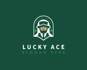 Irish Leprechaun Folklore logo design