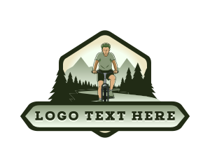 Biking Mountain Adventure Logo