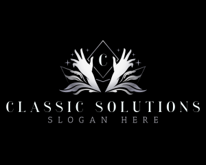 Classic Elegant Hands logo design