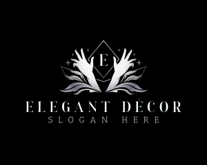 Classic Elegant Hands logo design