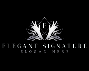 Classic Elegant Hands logo design