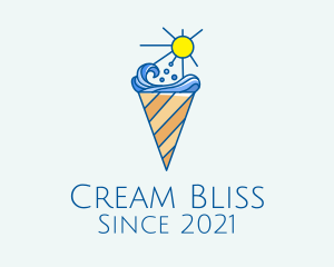 Summer Ice Cream  logo design