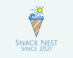 Summer Ice Cream  logo design