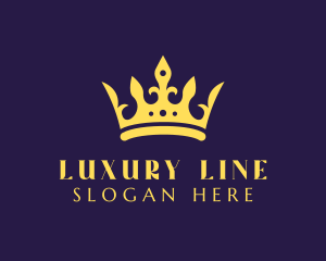 Luxury Tiara Pageant logo design