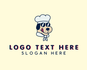 Sunglasses Chef Dog logo