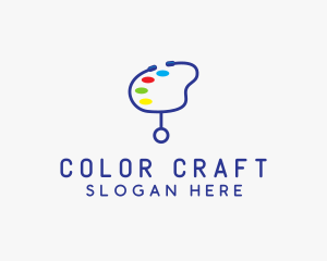 Stethoscope Paint Palette  logo