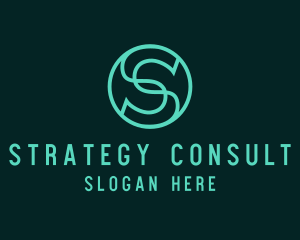 Consulting Firm Letter S logo design