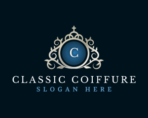 Classic Crown Decorative Elegant logo design