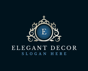 Classic Crown Decorative Elegant logo design