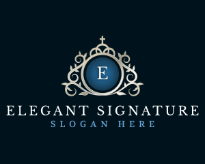 Classic Crown Decorative Elegant logo design