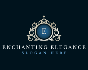 Classic Crown Decorative Elegant logo design