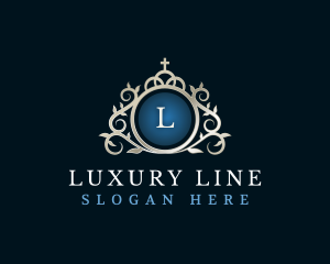 Classic Crown Decorative Elegant logo design