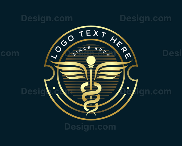 Caduceus Diagnostic Health Logo