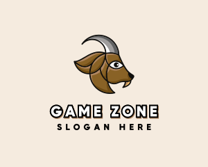 Wildlife Goat Head logo