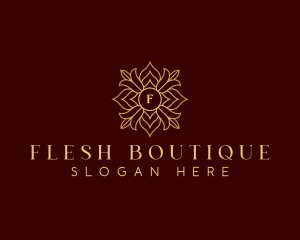 Stylish Floral Boutique logo design