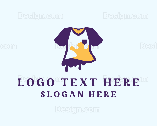 Creative Shirt Paint Logo