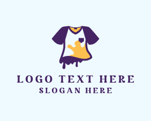 Garment - Creative Shirt Paint logo design