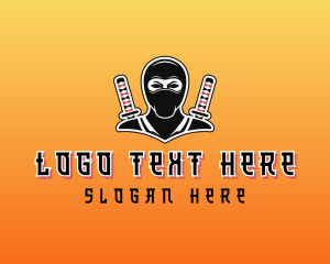 Stealth - Ninja Warrior Gaming Character logo design