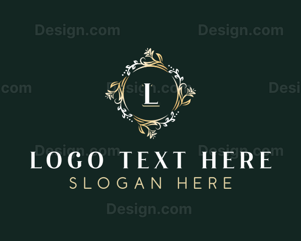 Luxury Flower Boutique Logo