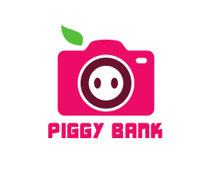 Pig Photographer Camera logo