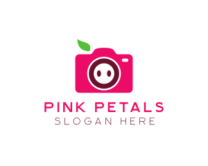 Pig Photographer Camera logo design