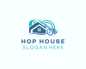 House Pressure Cleaning logo design