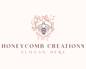 Bee Organic Honey logo design